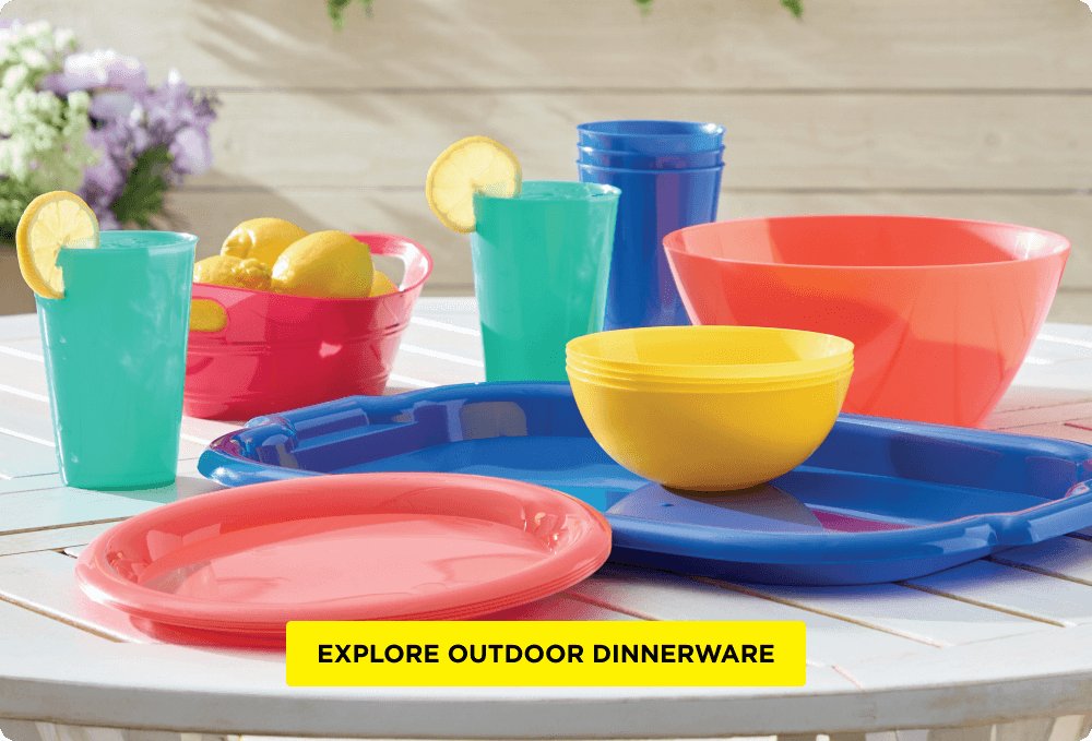Explore Outdoor Dinnerware