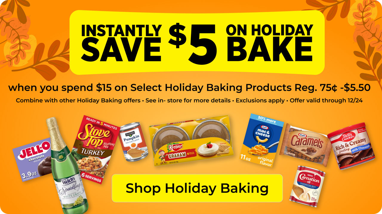 Save on holiday bake