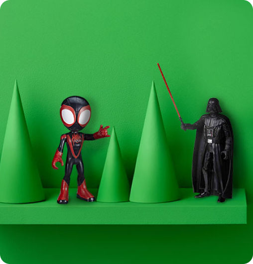 Spiderman and Darth Vader
