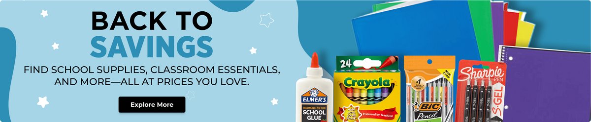 Back to School Savings
