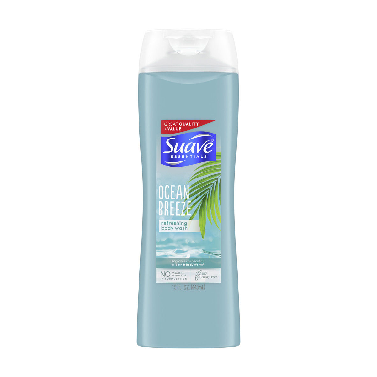 Suave Essentials Body Wash Ocean Breeze, 15 fl oz — Dollar General penny item