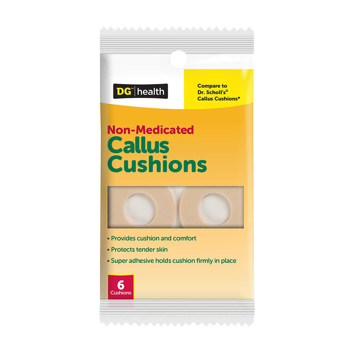 DG-Health-Callus-Cushion-Non-Medicated,-6-ct