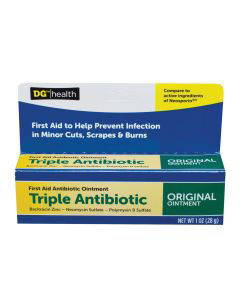 DG Health Triple Antibiotic First Aid Ointment, 1 oz