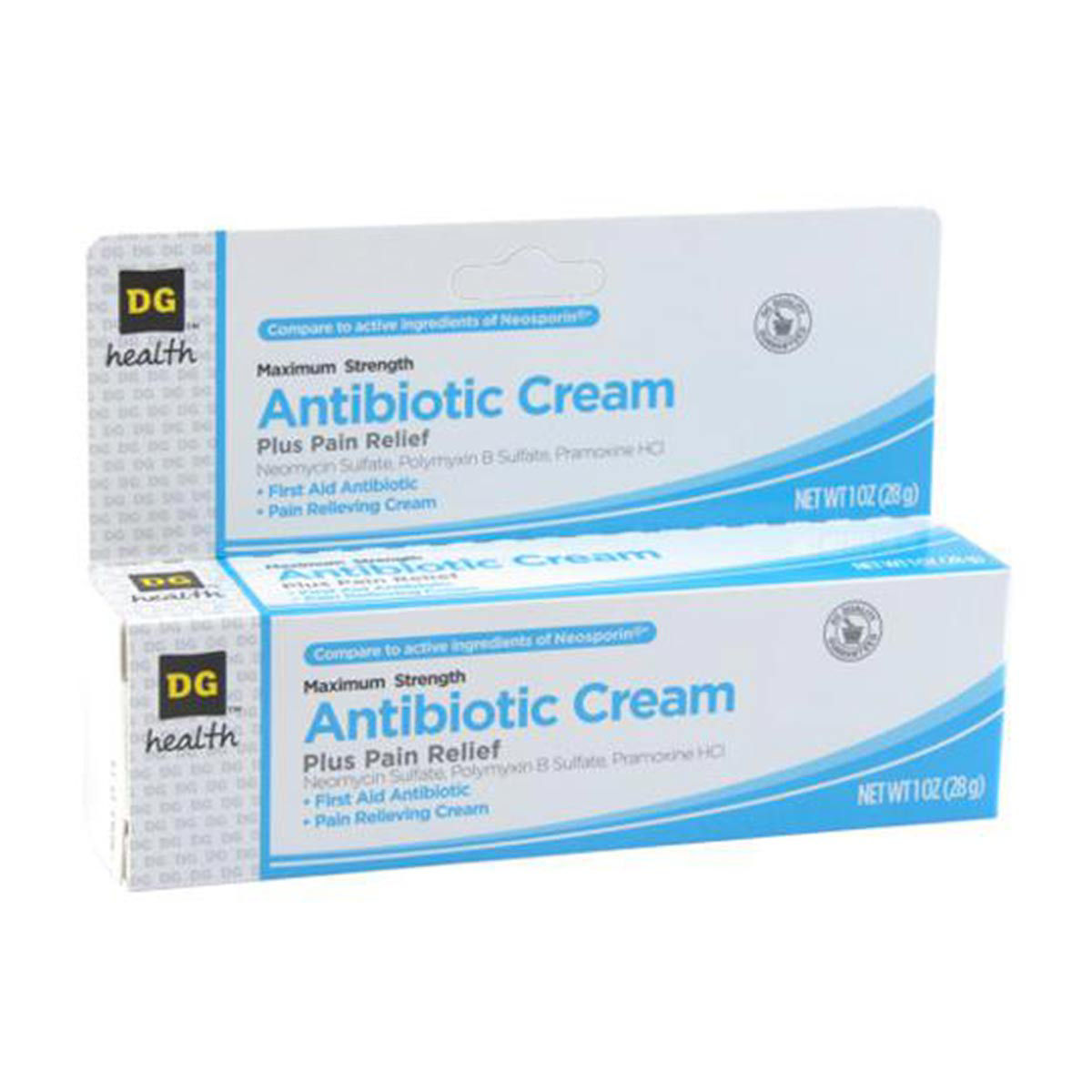 DG-Health-Antibiotic-Cream-with-Pain-Relief,-1-oz