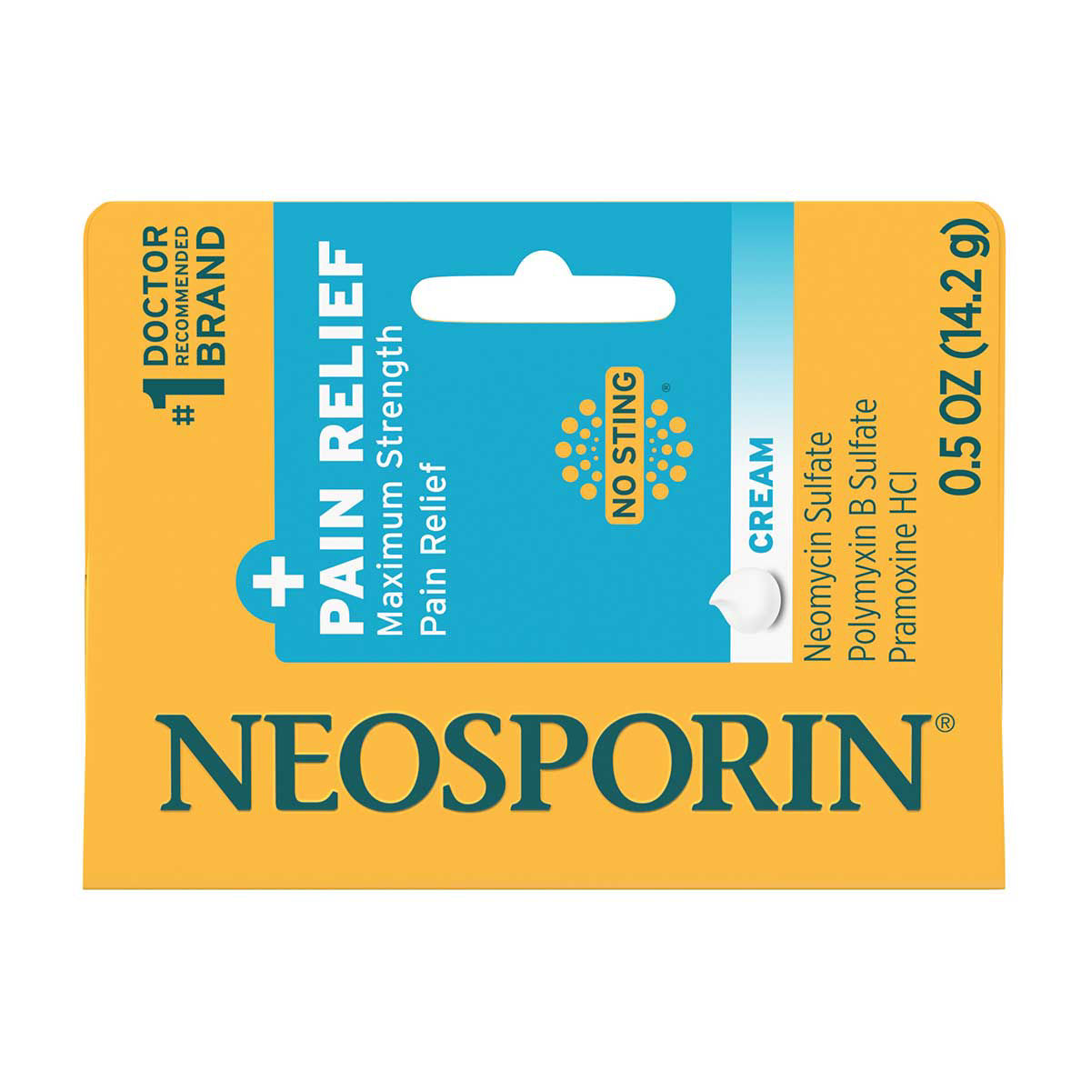Neosporin-+-Maximum-Strength-Pain-Relief-Dual-Action-Cream,-First-Aid-Topical-Antibiotic-&-Analgesic-Cream-for-Wound-Care-of-Minor-Cuts,-Scrapes-&-Burns,-Polymyxin-B-&-Pramoxine-HCl,.5-oz