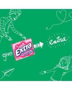 Extra Classic Bubble Gum Sugar-Free Chewing Gum – 15 Pieces, 10-Pack (150 Total)