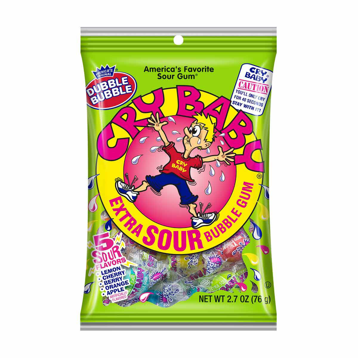 Dubble-Bubble-Cry-Baby-Extra-Sour-Bubble-Gum,-2.7-oz