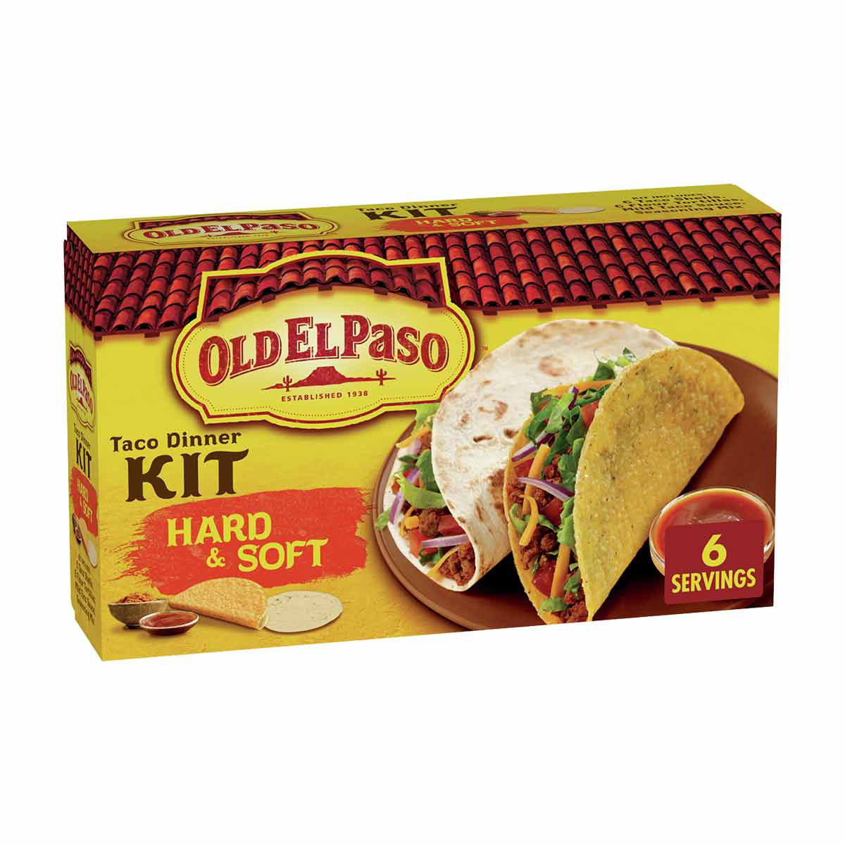 Old-El-Paso-Hard-&-Soft-Taco-Dinner-Kit,-11.4-oz
