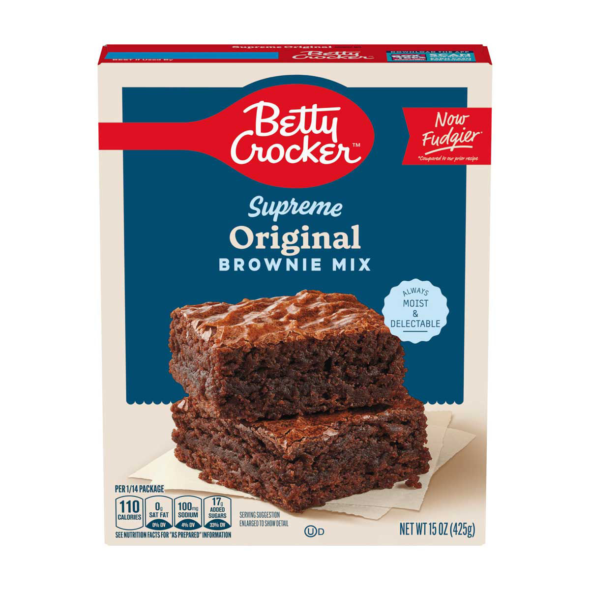 Betty Crocker Delights Supreme Original Brownie Mix, 15 oz