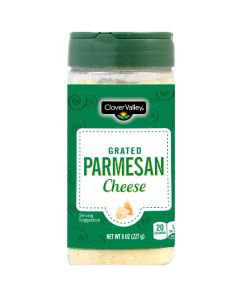 Clover Valley Grated Parmesan Cheese, 8 oz