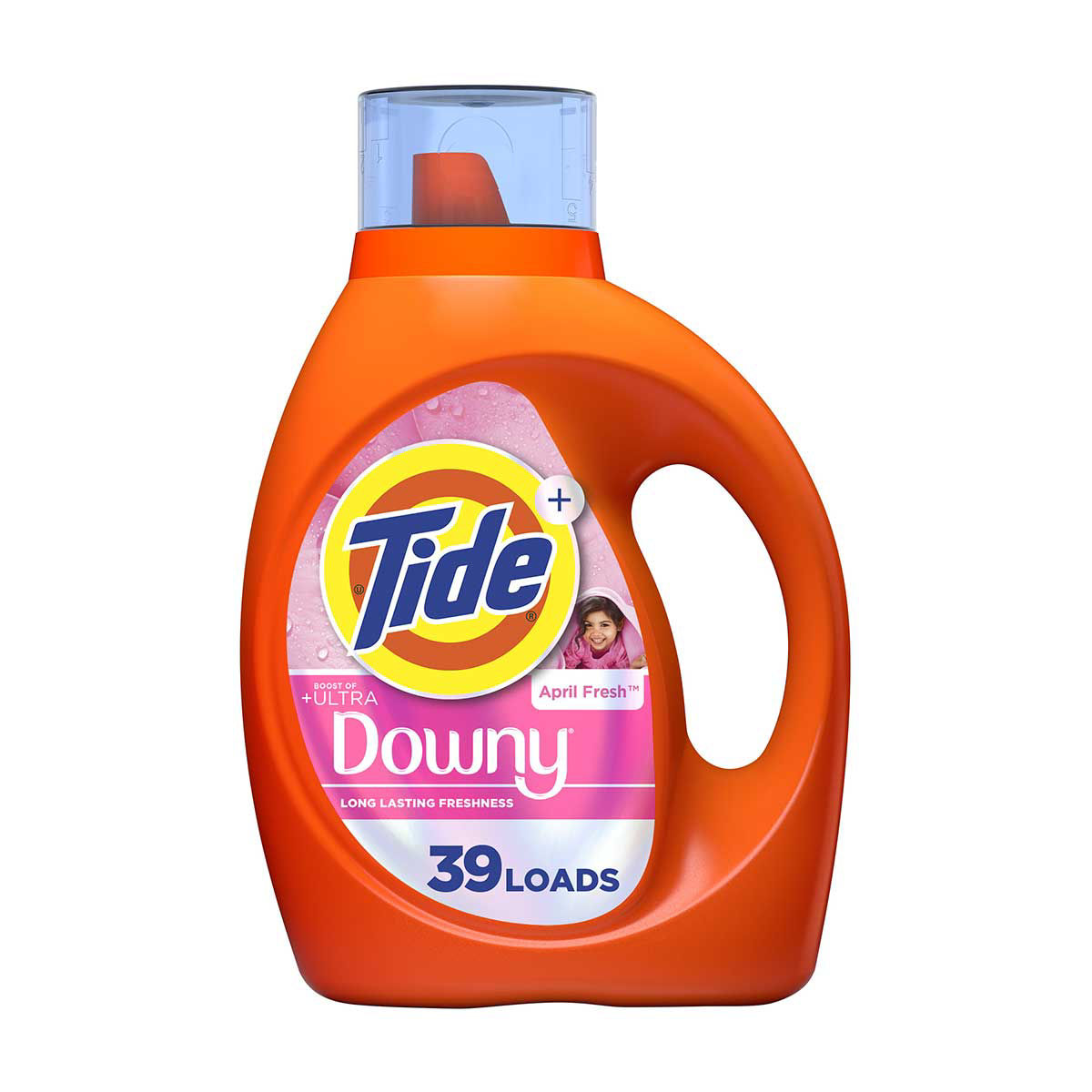 Tide-Plus-Boost-of-Ultra-Downy-Liquid-Laundry-Detergent,-April-Fresh-Scent,-55-fl-oz---39-Loads