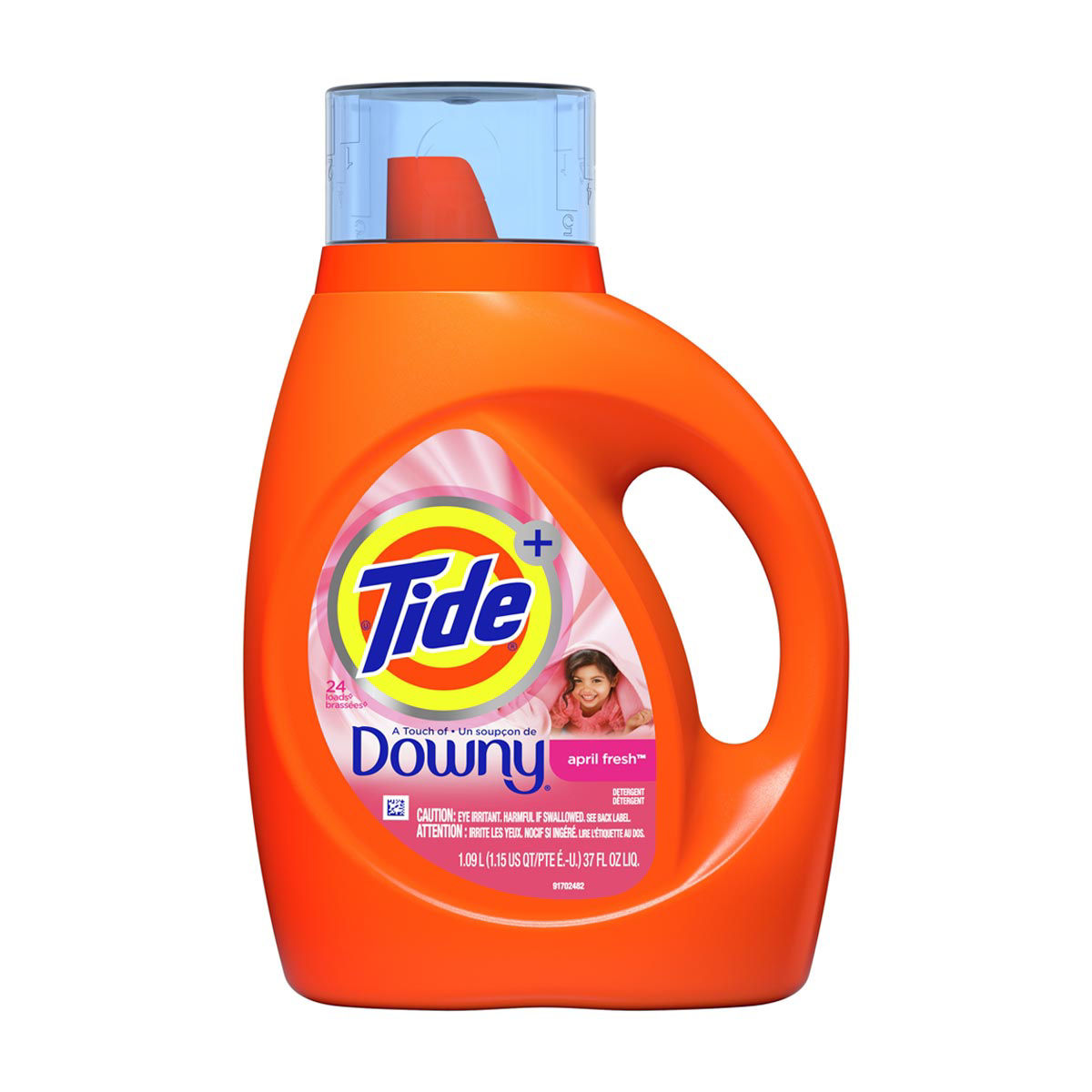 Tide-Plus-Downy-Liquid-Laundry-Detergent---April-Fresh,-37-fl-oz---24-loads