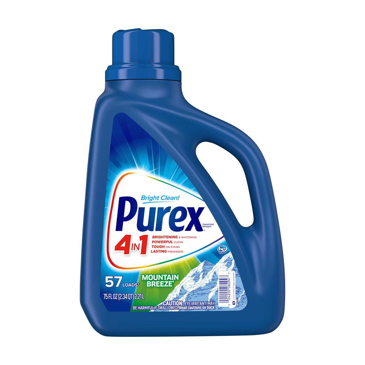 Purex-Liquid-Laundry-Detergent,-Fresh-Mountain-Breeze,-75-Fluid-Ounces,-57-Loads