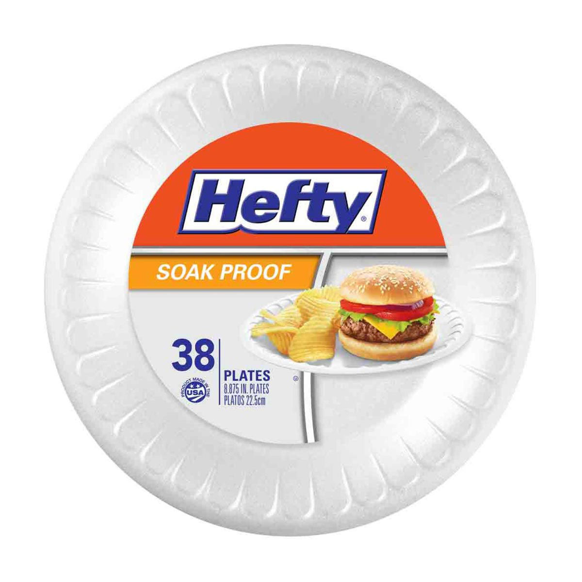 Hefty-Soak-Proof-Foam-Plates,-9-inch---38-ct