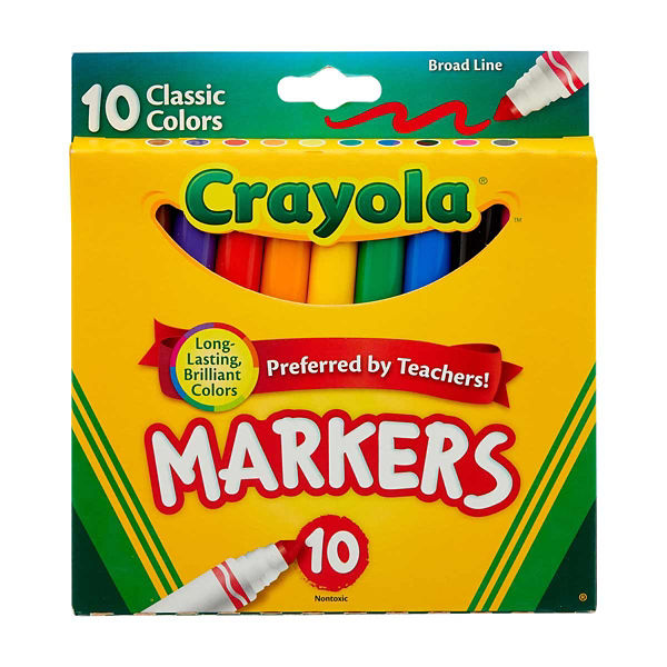Crayola Classic Markers, 10-ct. — Dollar Tree penny item