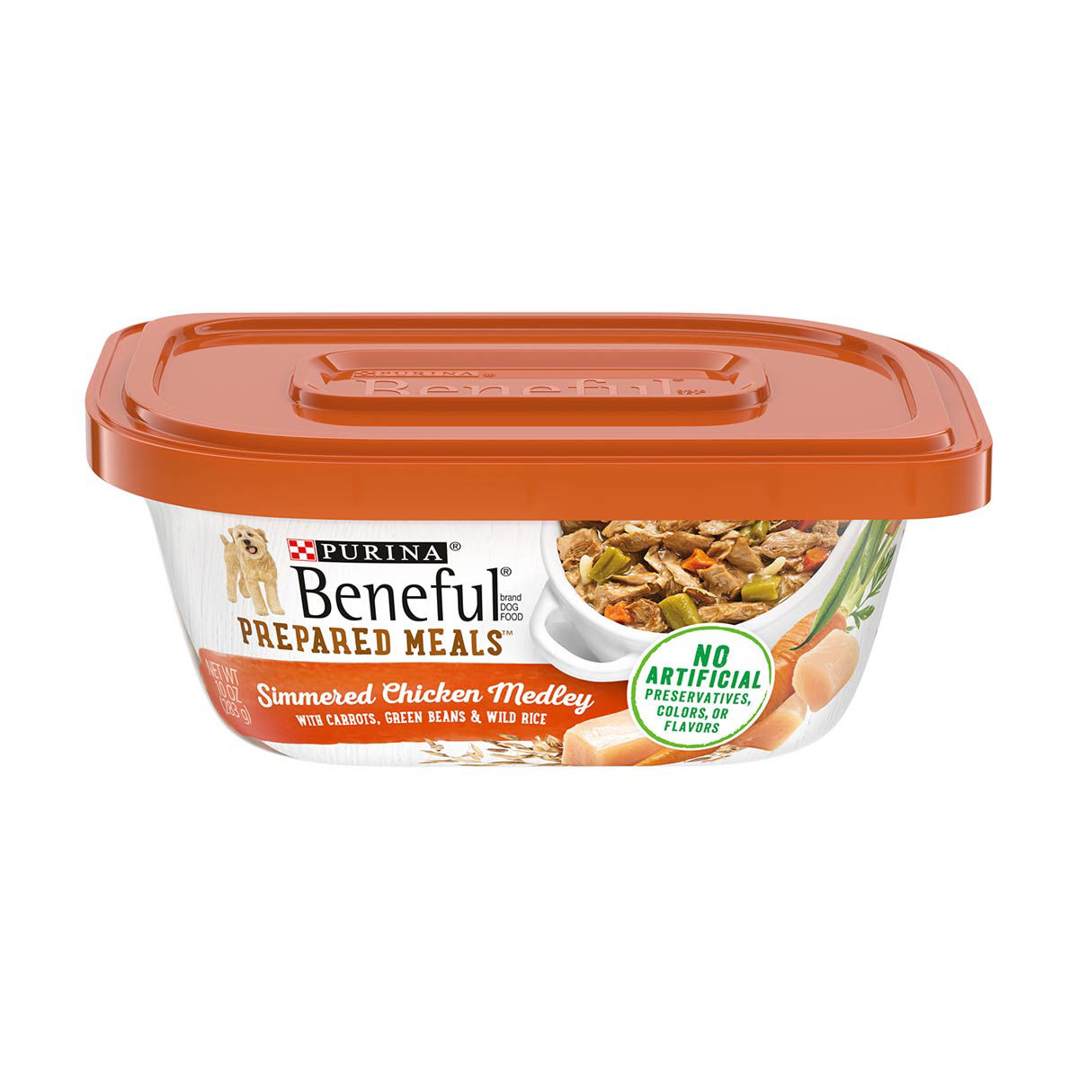 Purina-Beneful-Prepared-Meals-Simmered-Chicken-Medley-Wet-Dog-Food,-10-oz