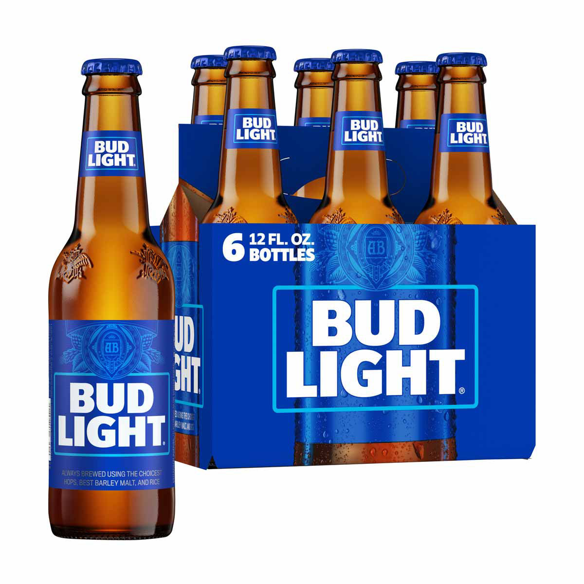 Bud-Light-American-Lager-Beer-6-Pack,-12-fl-oz-Bottles