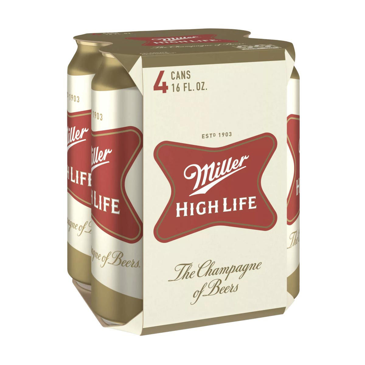 Miller-High-Life-American-Lager-Beer,-16-fl-oz-cans,-4-pk