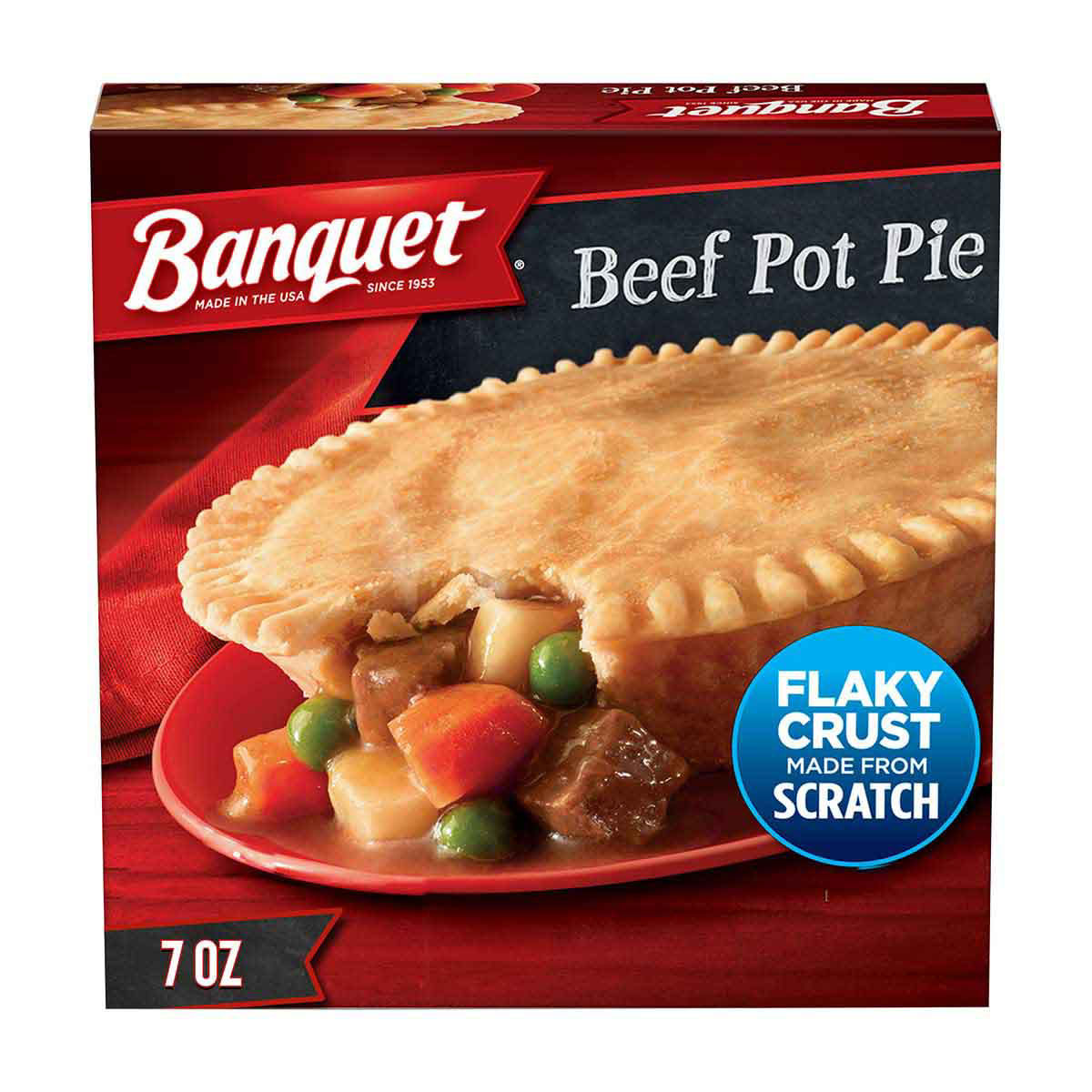 Banquet-Frozen-Pot-Pie-Dinner,-Beef,-7-oz.