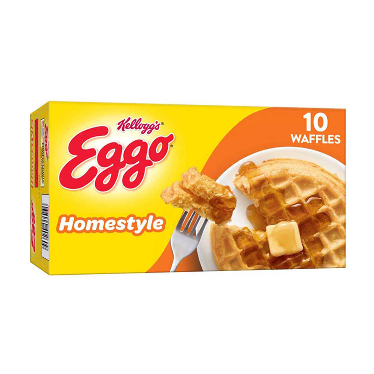 Eggo-Homestyle-Waffles-Original,-Frozen-Breakfast,-12.3-oz,-10-Count