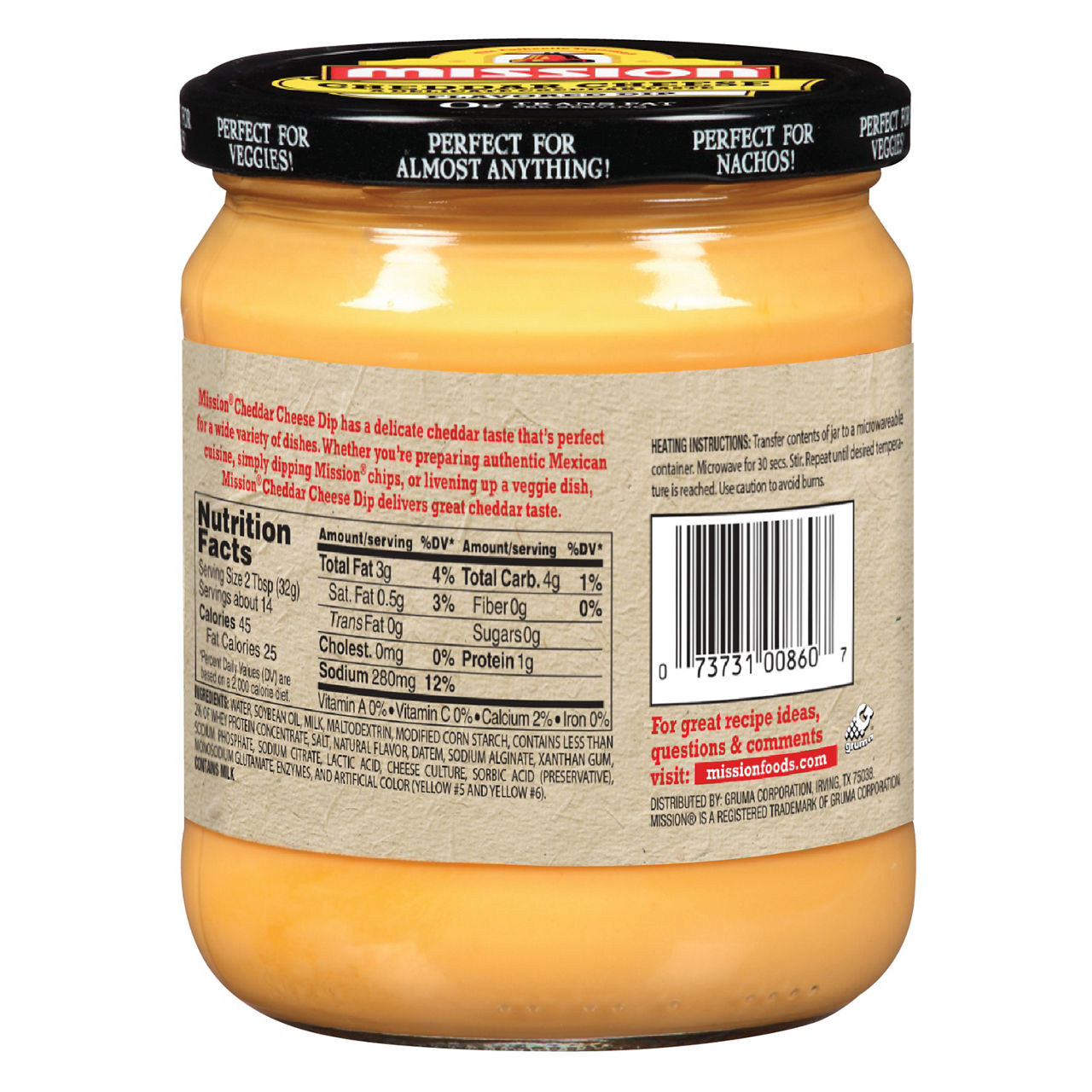 Buy Mission Cheddar Cheese Dip, 15.5 oz from Dollar General - available