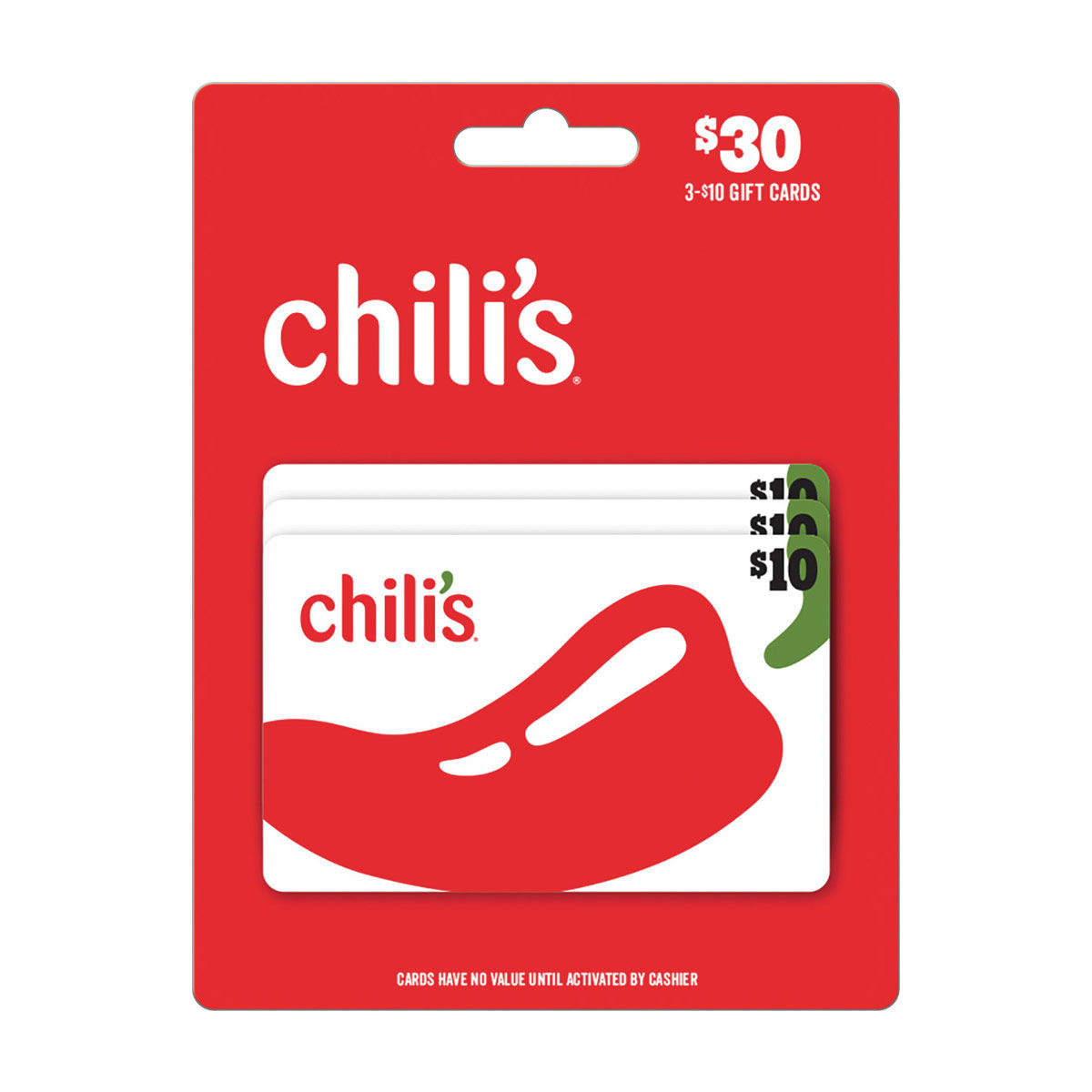 Chili's $30 Multi-pack Gift Cards