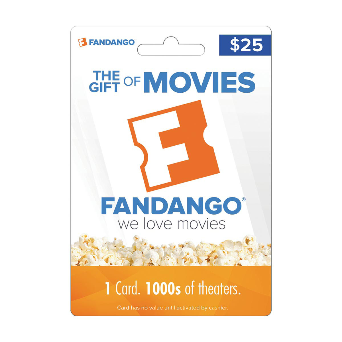 Fandango $25 Gift Card