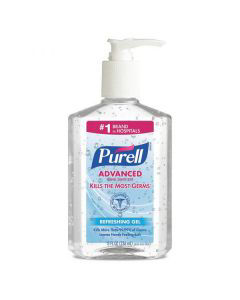 Purell Clear Gel Hand Sanitizer, 8 oz