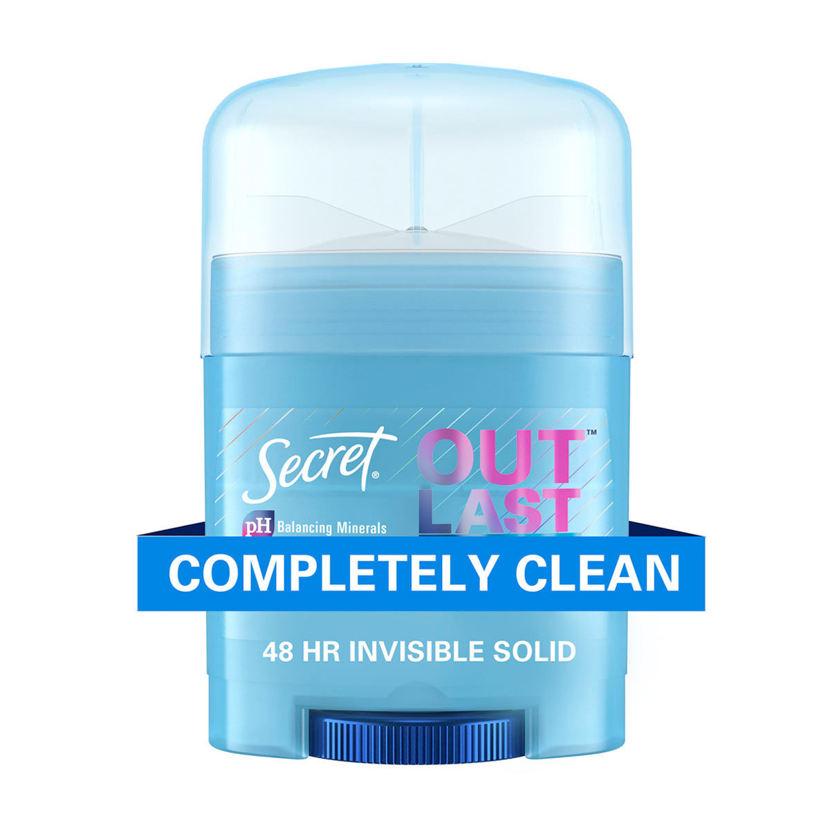 Secret-Outlast-Invisible-Solid-Antiperspirant-Deodorant-for-Women,-Completely-Clean-Scent,-0.5-oz
