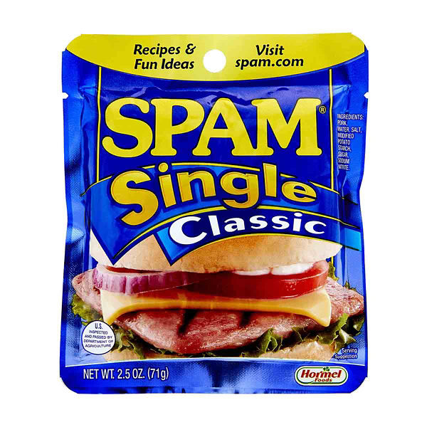 Spam Singles Classic 2.5 oz — Dollar Tree penny item