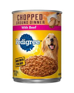 PEDIGREE Chopped Beef Ground Dinner Wet Dog Food