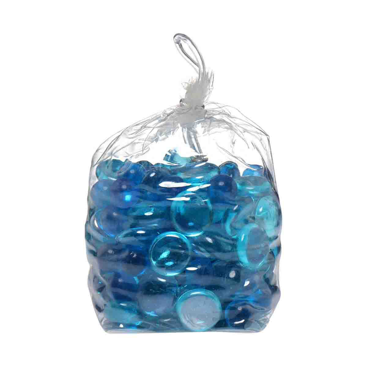 True Living Decorative Glass Gems, Assorted Blue