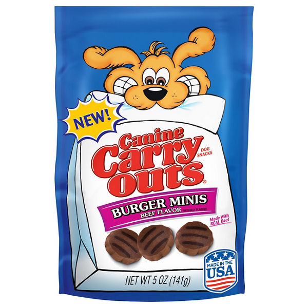 Canine Carryouts Burgers 5 oz — Dollar Tree penny item