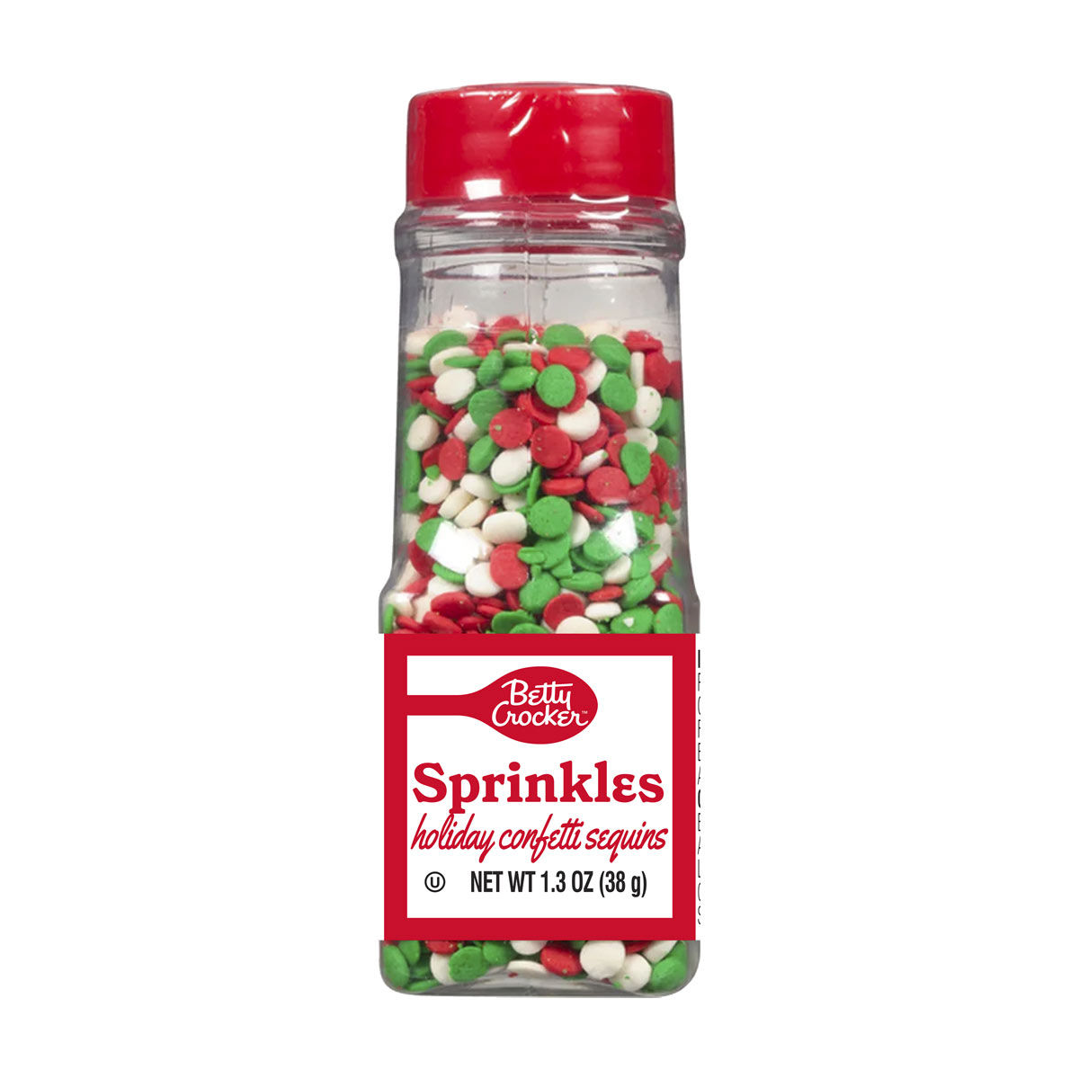 Betty Crocker Holiday Confetti Sequins Sprinkles, 1.3 oz