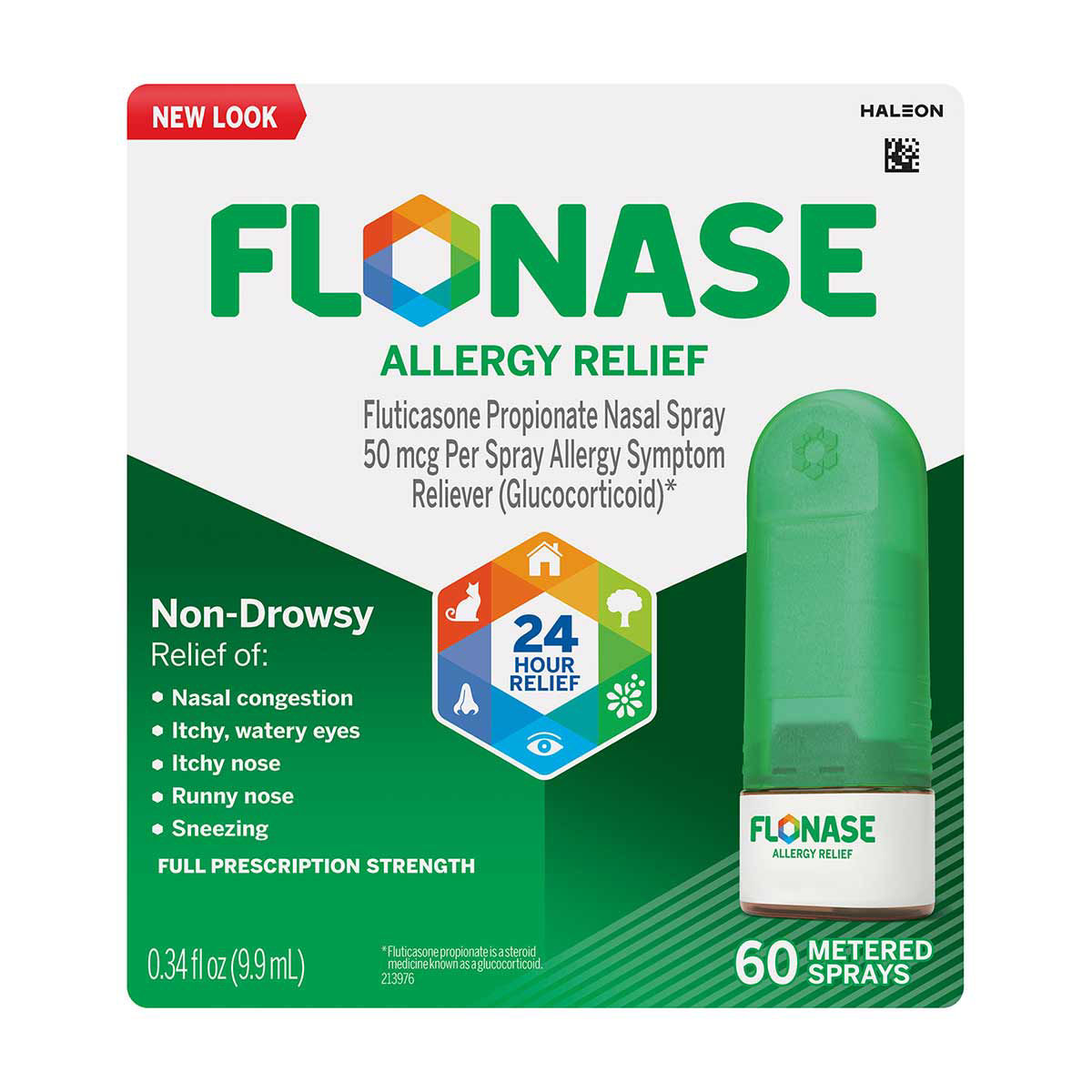 Flonase-Allergy-Relief-Nasal-Spray,-24-Hour-Non-Drowsy-Allergy-Medicine,-Metered-Nasal-Spray---60-Sprays--Fall-&-Seasonal-Allergy-Relief