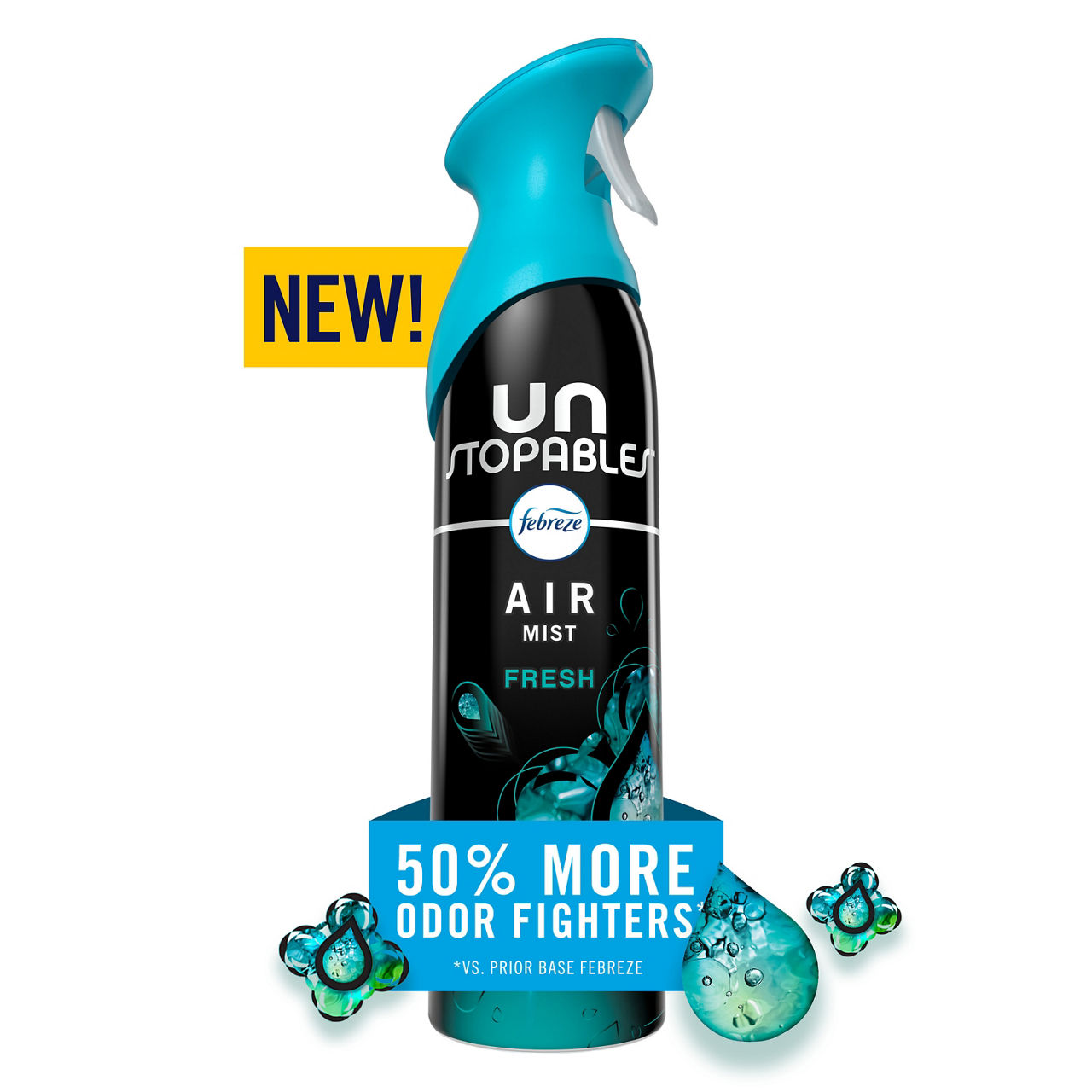 Febreze Air Mist, Air Freshener Spray, Odor Fighting Room Spray, Unstopables Fre