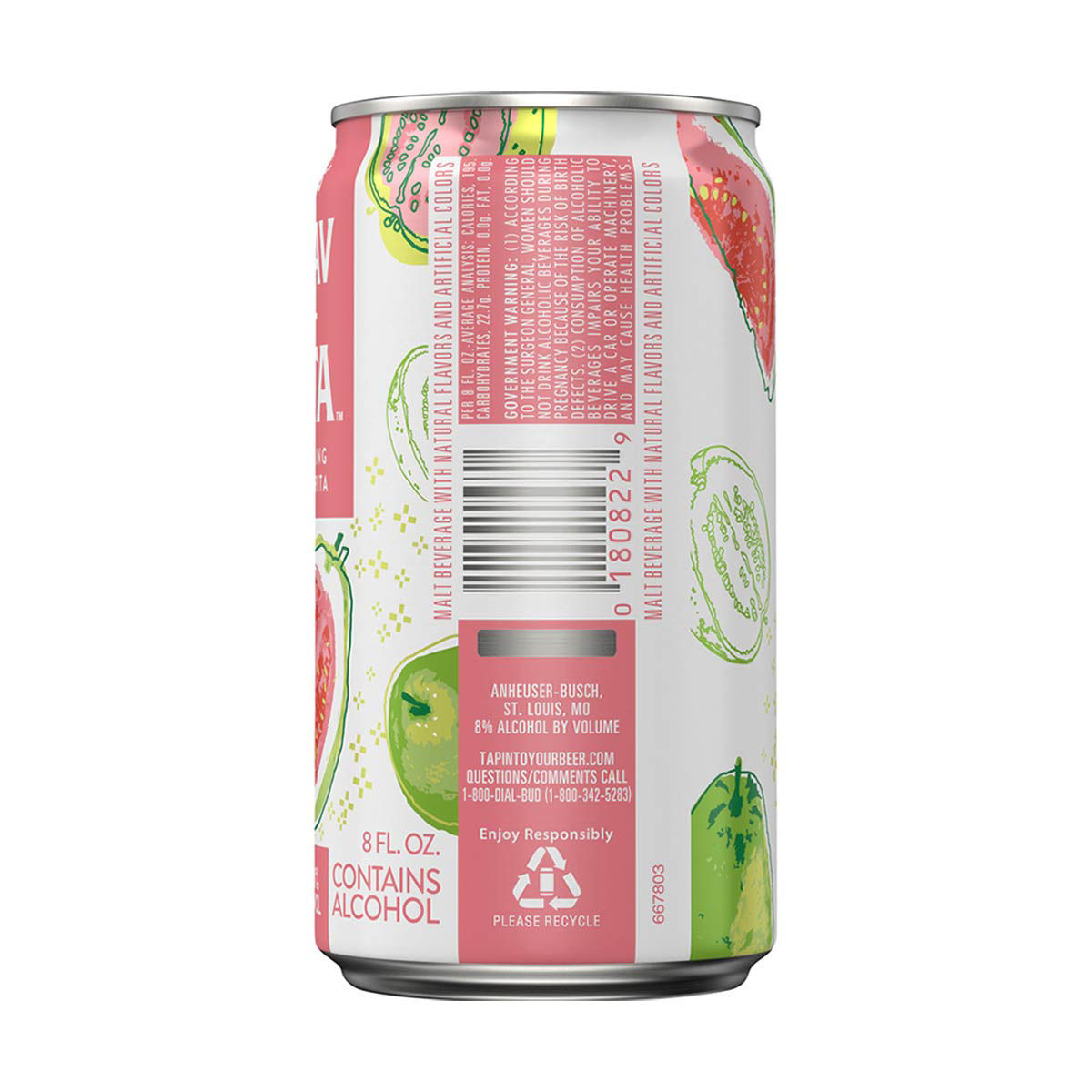 Buy Ritas Guav-A-Rita Sparkling Margarita, 8 fl oz Can, 1 ct from