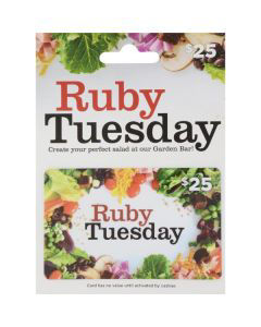 Ruby Tuesday $25 Gift Card