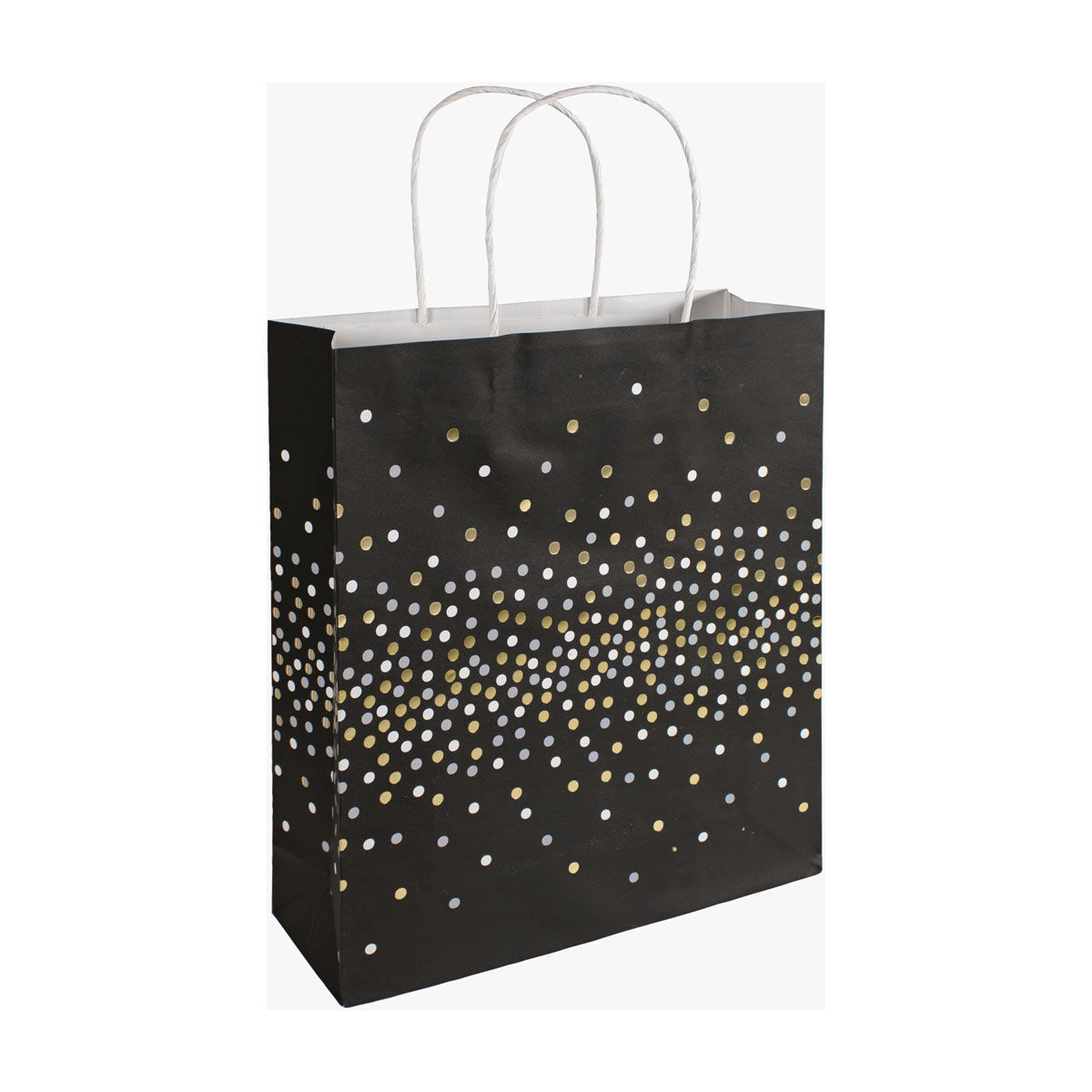Printed Vertical Kraft Foil Gift Bag, Large
