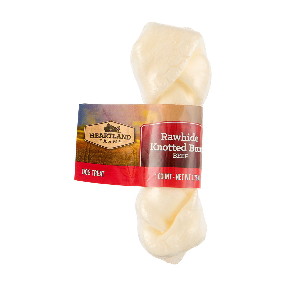Heartland-Farms-Rawhide-Knotted-Bone-Dog-Treat,-Beef,-1.76-oz