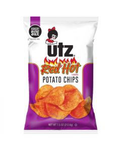 Utz Red Hot Chips, 7.5 oz