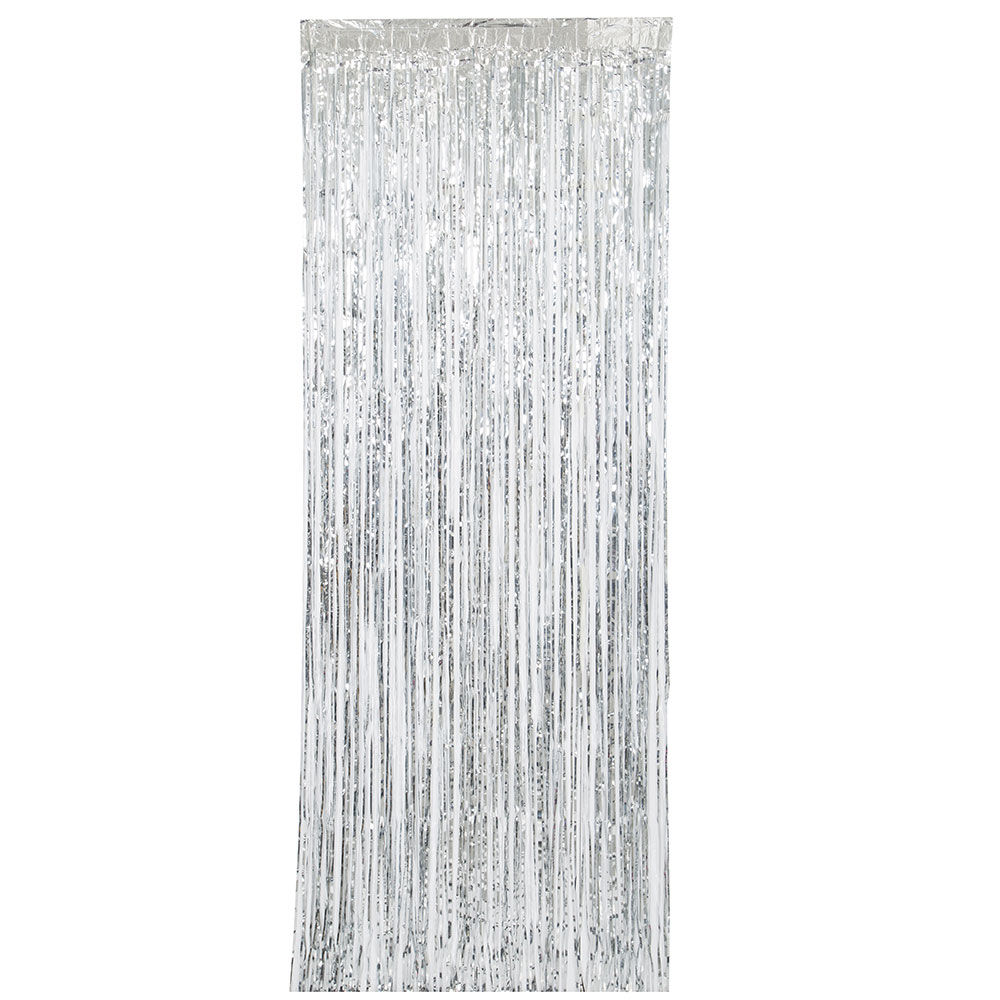 Metallic-Silver-Foil-Fringe-Curtain