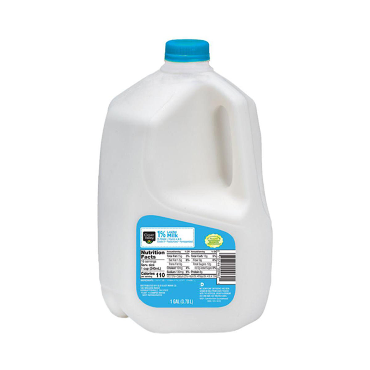 Clover Valley Milk 1%, Gallon