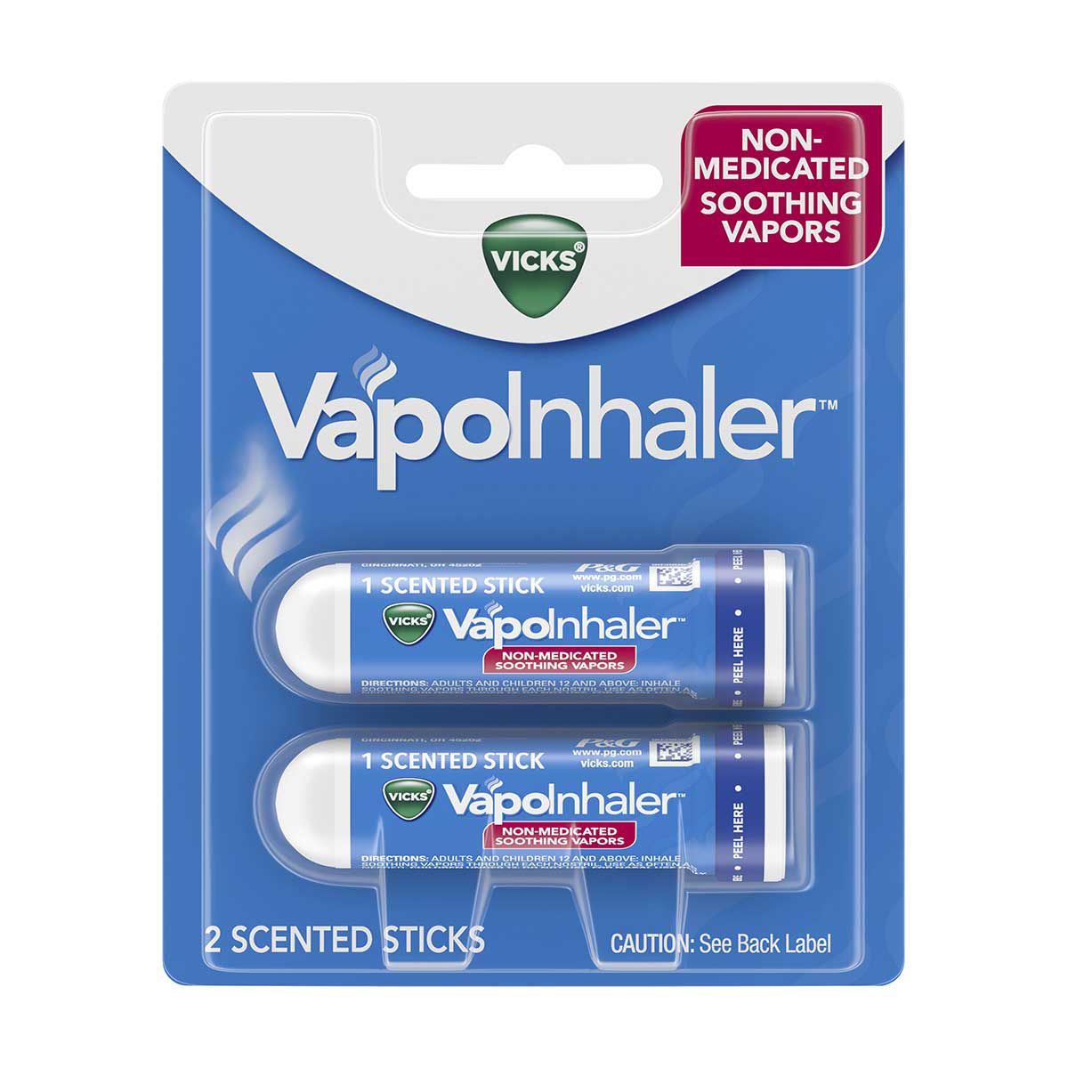 Buy Vicks VapoInhaler Portable Nasal Inhaler Menthol Scented Sticks 