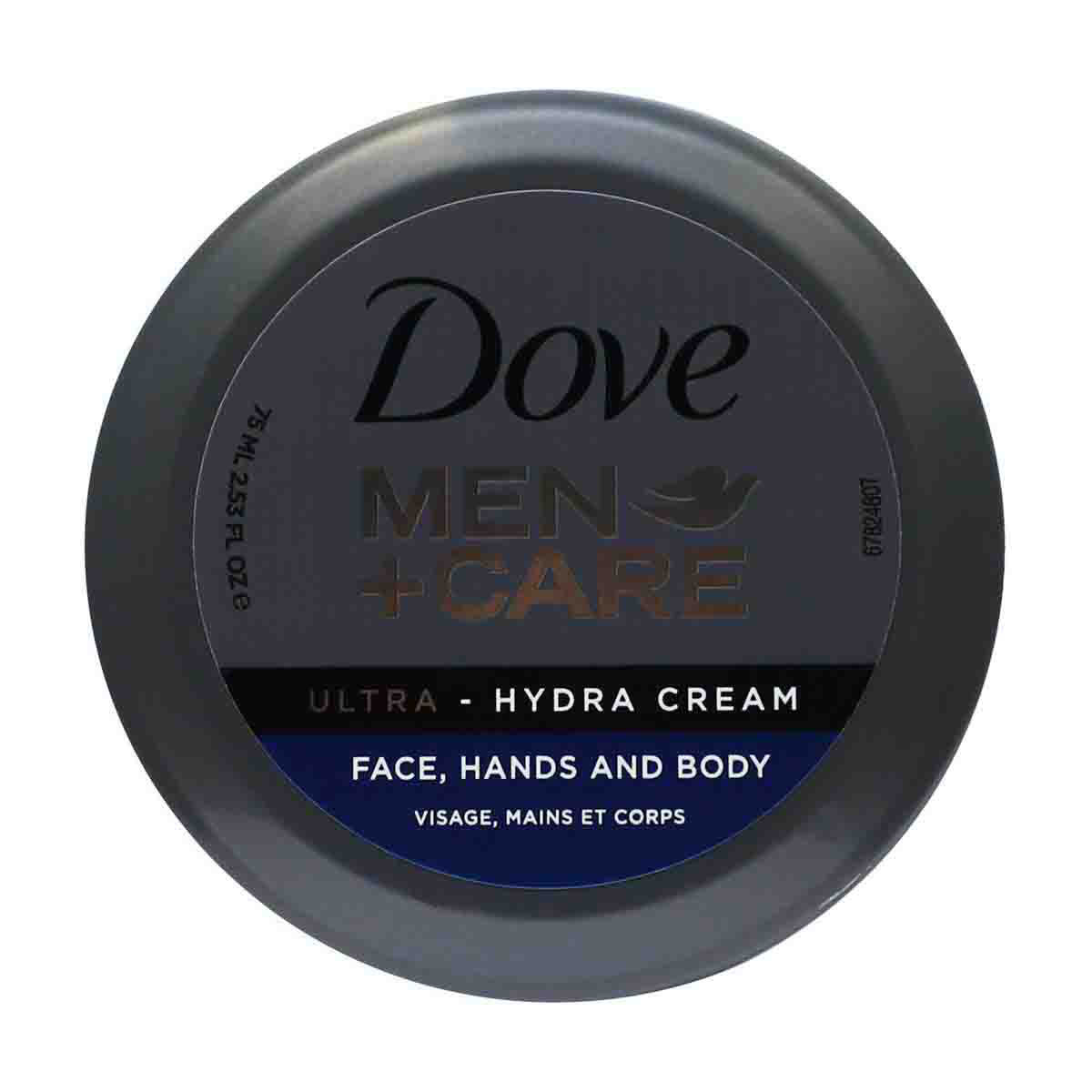 Dove Men+Care Ultra Hydra Cream for Face, Hands & Body, 2.53 oz