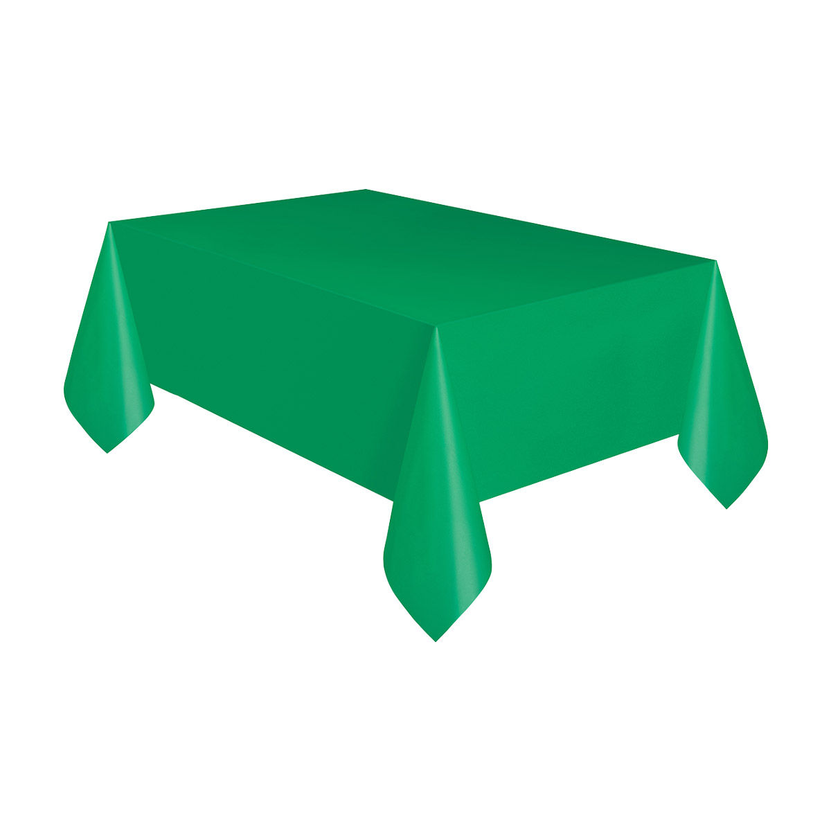 321 Party! Plastic Emerald Green Tablecloth, 54x108 in