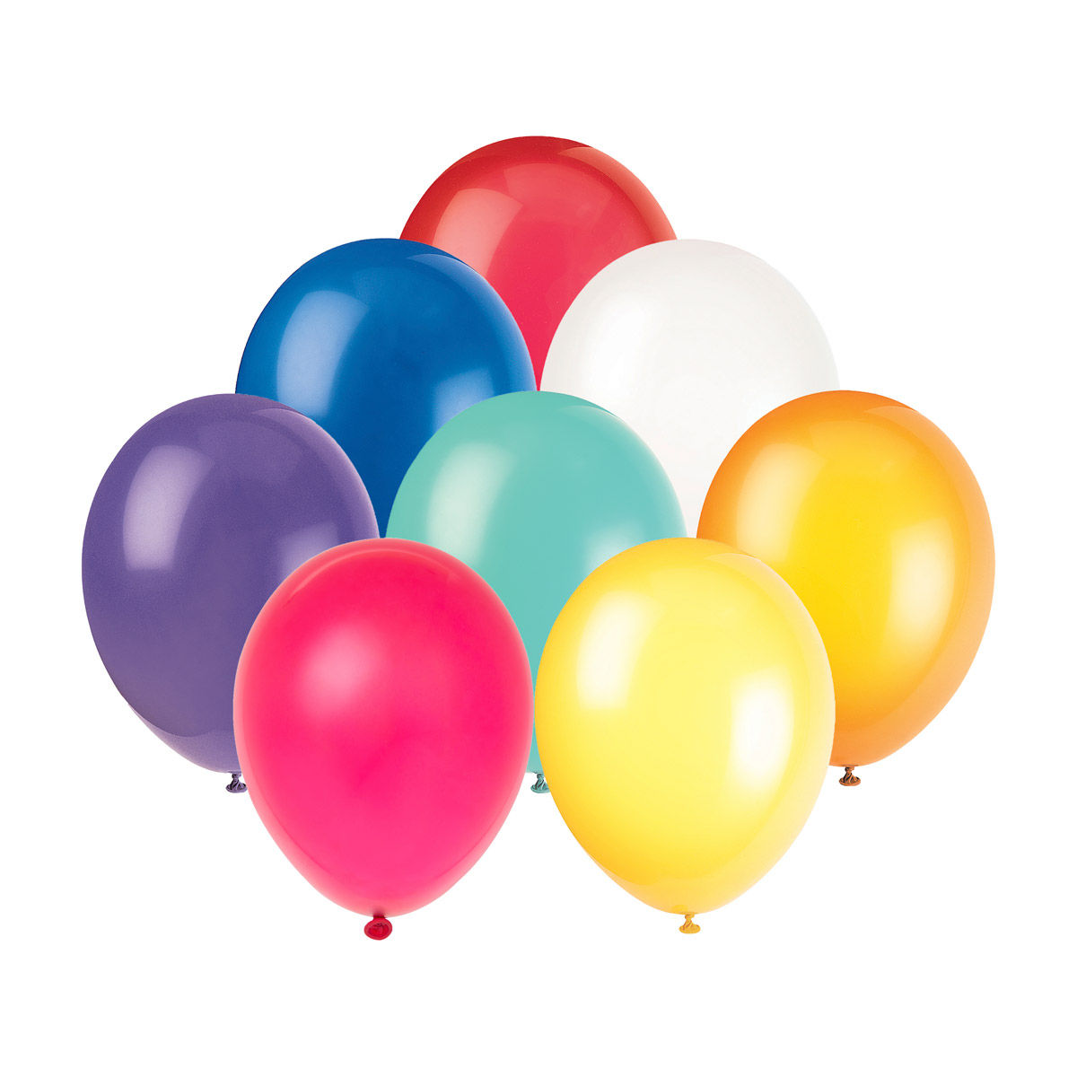 Latex Balloons, 60 ct, Assorted Colors