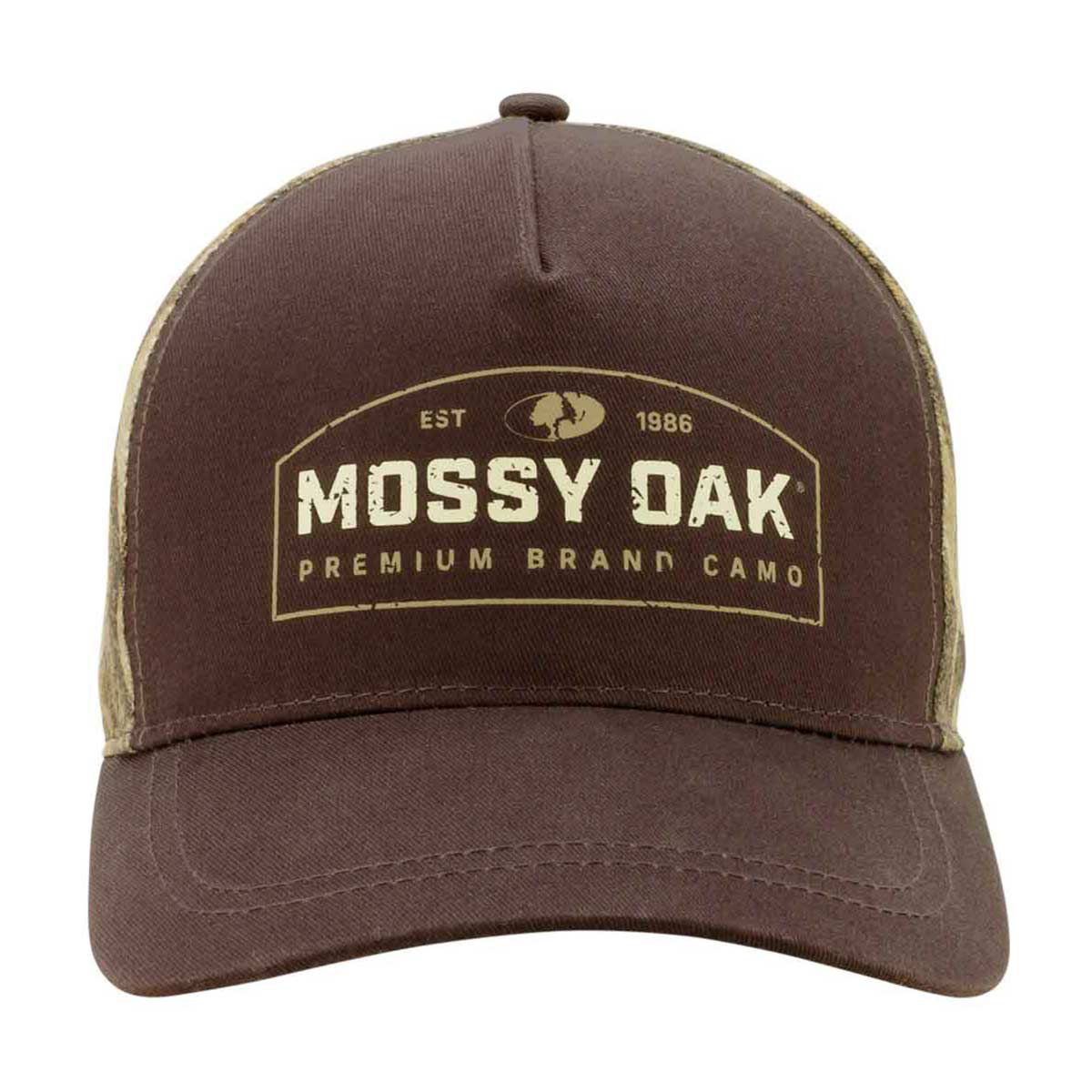 Mossy Oak Brown Camouflage Trucker Hat