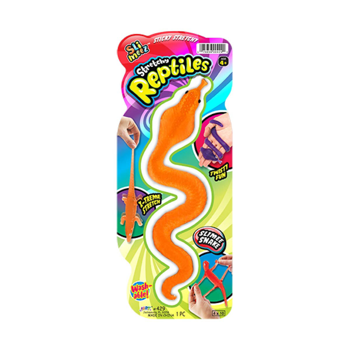 Slimees Colorful Stretchy Reptiles