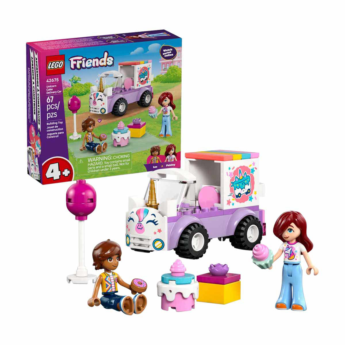LEGO Friends Unicorn Cake Delivery Car Toy 42675